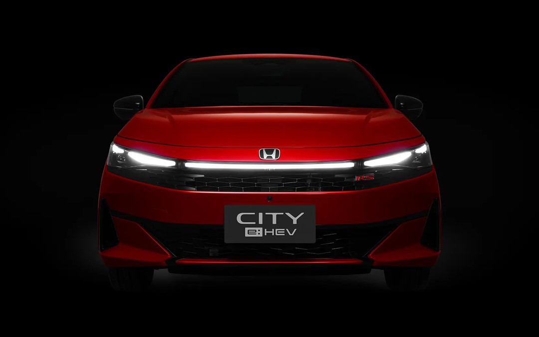 Honda City e HEV RS หน้าตาไฟหน้าใหม่ 2026